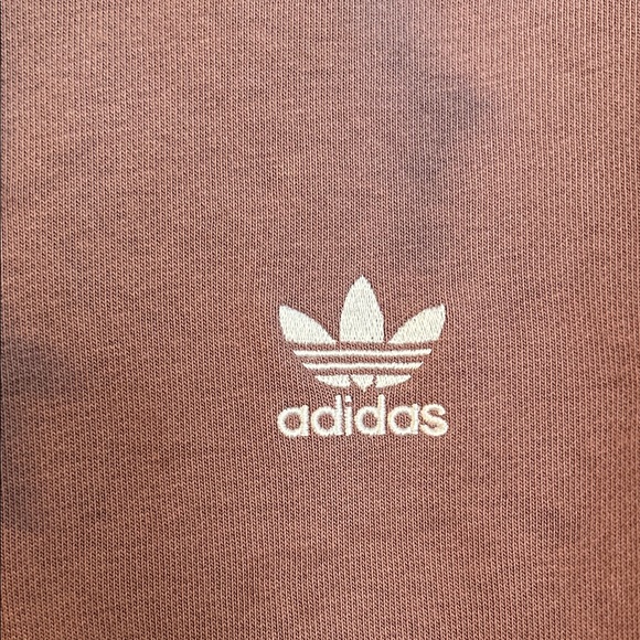 Adidas Men's Earthy Tone Mauve Hoodie - Picture 3 of 6